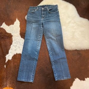 Ann Taylor high rise blue jeans